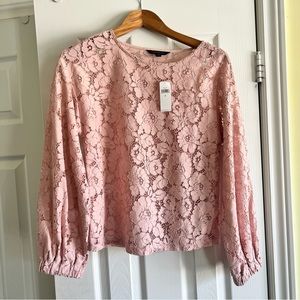 Banana Republic - Floral Light Pink Top